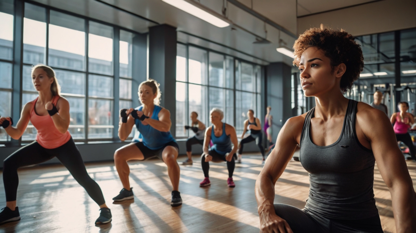 Allenamento di fitness moderno
